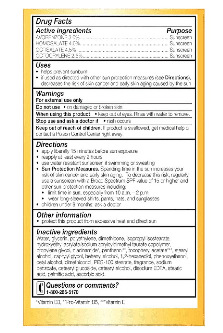 Olay Complete Lotion Moisturizer with Sunscreen SPF 15 Normal, 4.0 Fluid Ounce, 3 Count