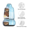 thumbnail image 4 of Daiia Funny Cat Taking a Bath Printed Car Seat Cover - Waterproof & Sweatproof - Universal Fit, Machine Washable, Non-Slip - Seat Protector for Car, Truck, SUV, Van (1 Pack), 4 of 5