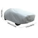 thumbnail image 1 of Funda para coche, protección solar, aislamiento térmico, universal, impermeable, parasol., 1 of 2