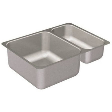 Moen G20273 Double Basin Undermount Steel Kitchen Sink
