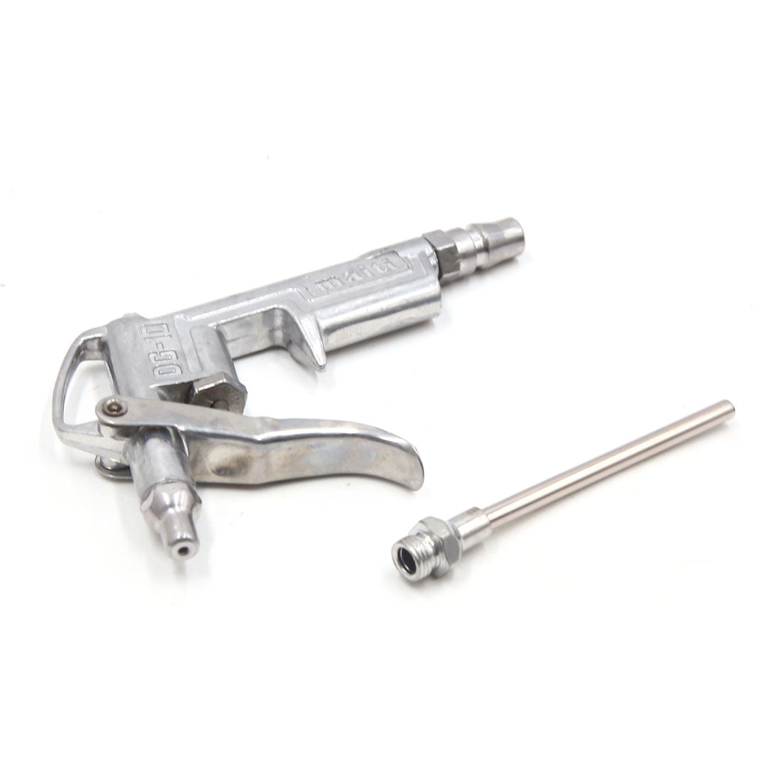 Air Duster Compressor Gun Dust Removing Nozzle Cleaner Tool Silver Tone Car
