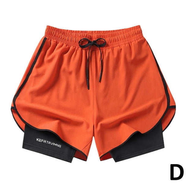 Pantalones deportivos de verano Pantalones cortos deportivos de doble capa populares para hombres y mujeres G Heat