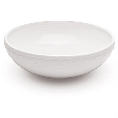 Better Homes and Gardens 10" Ivory Scroll Serving Bowl