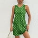 thumbnail image 4 of Vestido de Verano para Mujeres, Vestido de Cuello Redondo sin Mangas de Bolsillo de Impresión de Moda Casual Hecha de 95% Poliéster 5% Spandex para Primavera Verano, Vestido Sexy para Mujeres, 4 of 6