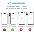 thumbnail image 2 of REQO Compatible with iPhone 14 Pro Wallet Case with Card Holder, PU Leather Kickstand Card Slots Case, Double Magnetic Clasp and Durable Shockproof Cover 6.1 Inch (White), 2 of 7