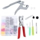 thumbnail image 5 of Juego de cierres a presión, Kit de botones de presión, botón Tich, accesorios de ropa de Metal, herramienta de costura, 5 of 14