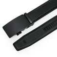 thumbnail image 7 of Sendefn Men's Leather Belt Automatic Ratchet Buckle Slide Belt for Dress Casual Trim to Fit with Gift Box(A-black-31,28'' to 46'' WAIST ADJUSTABLE), 7 of 7