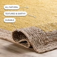 thumbnail image 5 of nuLOOM Eleonora Casual Jute Area Rug, 9' x 12', Eleonora Yellow, 5 of 13