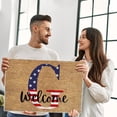thumbnail image 4 of Jioakfa Independence Day Decorations Clearance 50% 4Th Of July Door Mat Patriotic Doormat Entryway Rug Welcome Independence Day Doormat Stain And Fad Patriotic Decor Welcome Outdoor Mat G, 4 of 5