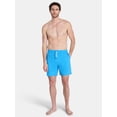thumbnail image 2 of Laguna Men's Pebbled Stretch Volley Swim Trunks with Brief Liner, 7" Inseam, Sizes M-2XL, 2 of 5