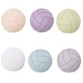 thumbnail image 2 of pitrice 4 Pcs Coussin Mural Anti-Collision Élimine le Bruit Poignée de Porte Pare-Chocs Forme de Volleyball, 2 of 9