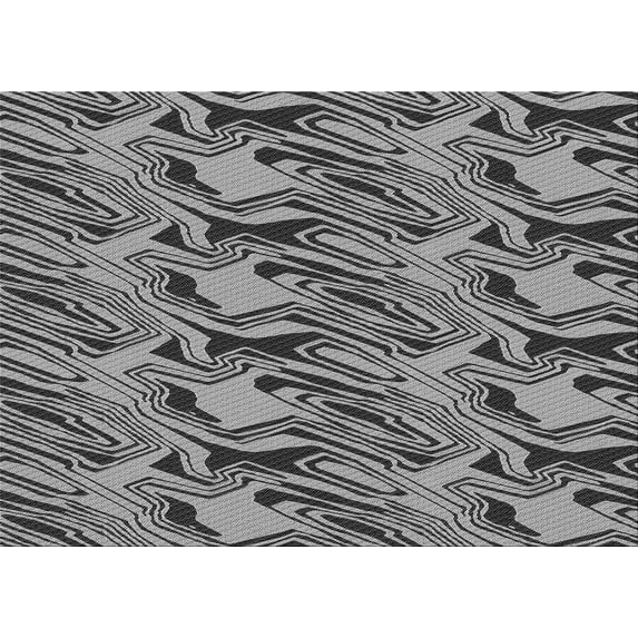 Ahgly Company Machine Washable Indoor Rectangle Transitional Gray Cloud Gray Area Rugs, 2' x 3'