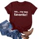 thumbnail image 4 of Fiudx Ofertas de La Semana Camiseta Básica de Verano de Manga Corta Informal para Mujer, Blusa con Estampado de Hoja de Arce Del Día de Canadá, Camiseta con Cuello Redondo, 4 of 4