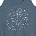 thumbnail image 3 of Instant Message - Om Symbol Star Constellation - Women's Racerback Tank Top, 3 of 6