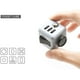 thumbnail image 2 of 6 lados Fidget Toys Cube Fidget Cube alivia el estrés y la ansiedad Cubo para niños y adultos Descomprimir cubo, dados, juguete de descompresión para ADD, ADHD, autismo (10) Gris Negro oso de fresa Juguete, 2 of 6