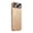Desertgold, variant on Poweltek Magnetic Case for iPhone Air, Shockproof Large Window Logo View Slim Matte Built-in Glass Lens Protector, Compatible with MagSafe Accessory Hard Cover, White