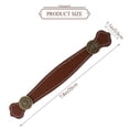 thumbnail image 2 of Phenofice 4Pcs Brown Drawer Pullers for Cabinet Door Handles Durable Decorative, 2 of 7