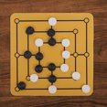 thumbnail image 4 of Juego de mesa de ajedrez de escritorio, juego de mesa familiar para fiesta, Nine Mens Morris, juego de mesa para reunión navideña, 1 Juego, 4 of 8