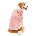 thumbnail image 5 of 1.5-25kg Flannel Dogs Clothes Winter Warm Sweater Pet Clothing Golden Retriever Dog Coats Sweatshirt Pets Puppy Pullover Vest (Pink,XXXL), 5 of 7