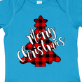 thumbnail image 4 of Inktastic Red Buffalo Plaid Christmas Tree Boys or Girls Baby Bodysuit, 4 of 5