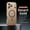 Desertgold, variant on TECH CIRCLE for iPhone 17 Pro Max Mag Safe Metal Case with Alloy Lens Flim Protector Luxury Slim Anti-Scratch Shockproof Magnetic Wireless Charging Cover,Orange