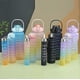 thumbnail image 2 of 3 PCS Water Bottles With Straw 300ML 900ML 2000ML Motivational Sport Water Bottles, 2 of 5