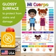 thumbnail image 4 of Spanish Educational Posters for Kids – Bundle of 14 Bilingual Classroom and Homeschool Learning Chart Decorations and School Materials, Preschool to Grade 3 | Durable, Glossy Cardstock | 11" x 17", 4 of 6