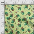 thumbnail image 2 of oneOone Georgette Viscose Dark Green Fabric Florals Fabric For Sewing Printed Craft Fabric By The Yard 42 Inch Wide, 2 of 6