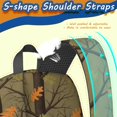 thumbnail image 5 of Camo and Branch Brown Pattern 17" Waterproof Oxford School Backpacks for Teens, S-Shape Padded Straps, for School, Travel, Hiking, Camping, 5 of 5