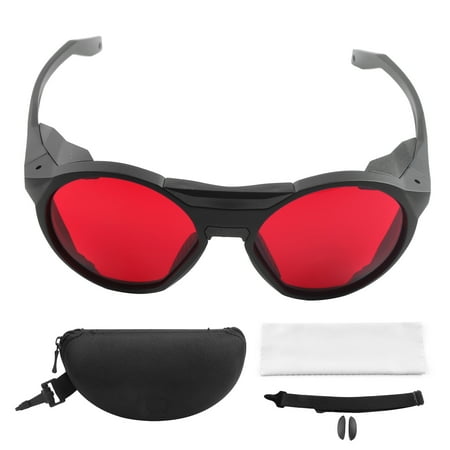 

590nm Laser Protection Goggles Anti-Blue Ray Eye Protection Glasses with Low Light Transmittance Anti-Glare and Anti-Fog Coating for Safe Use in Low-Light Environments