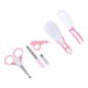 thumbnail image 5 of Kit de uñas para bebé, cepillo para el pelo, peine, cortaúñas, tijeras, lima de uñas, juego de manicura infantil, 6 uds., 5 of 8