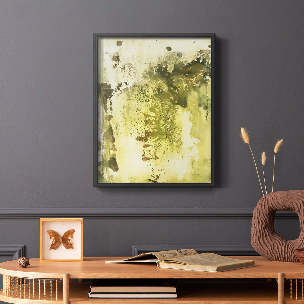 Canyon Diptych I Framed Print in Black Solid Wood Framed Print No Nail Hanging