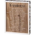 thumbnail image 2 of Primitives Inset Box Sign - Kindness Never Too Much, 2 of 2