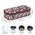 thumbnail image 4 of Uemuo Beautiful Flower Printed Large Pencil Case, Big Capacity Pencil Pouch Stationery Pen Bag, Storage High Capacity Bag Pouch Holder Box Organizer, Marker Pen Case, 4 of 9