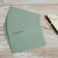 thumbnail image 6 of Lssam 1 Pack 5x7 Envelopes for Wedding Invitations, Greeting Cards & Announcements, Pretty Green Self Seal Envelopes, Premium Sage Color for Party & Photos (5.24"x7.21"), 6 of 8