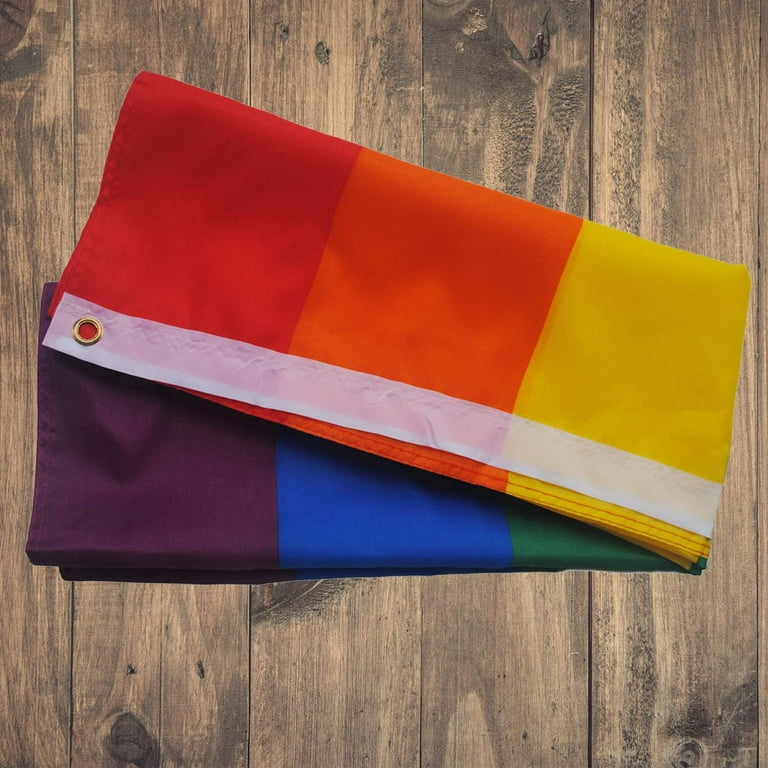  Rainbow Pride Flag 6 Stripes 3x5ft - Staont Flag