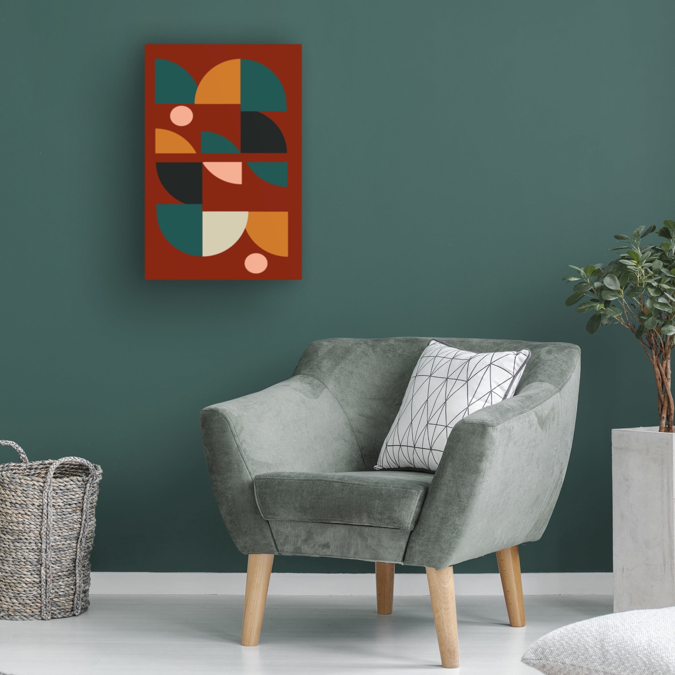 Trademark Fine Art Vision Studio Arches on Rust III Canvas Wall Art