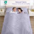 thumbnail image 6 of Viviland Full Size Sheet Set,Cozy Microfiber Full Bed Fitted Sheet with 15" Deep Pocket & Non-Slip Straps, Double Bedding Sheets & Pillowcases, Voilet, 6 of 9
