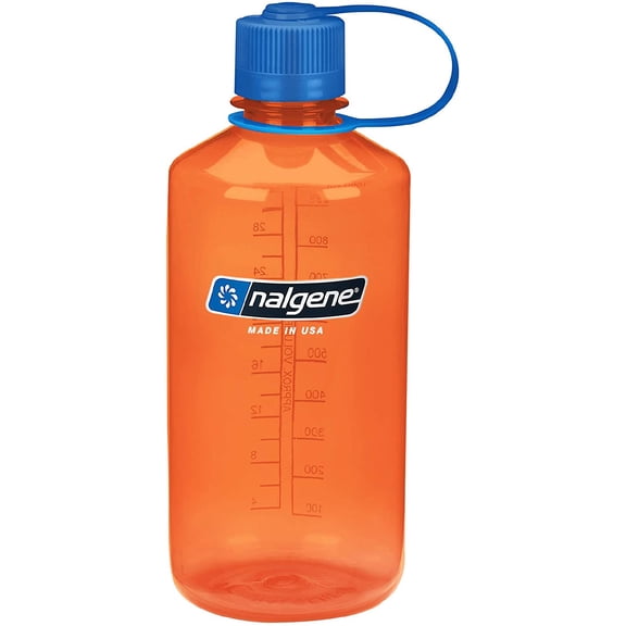 Nalgene Sustain 32 oz. Tritan Narrow Mouth Water Bottle - Orange