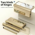 thumbnail image 4 of SaniMore Fit Samsung Galaxy Z Fold 4 Case Hinge Protection, Z Fold 4 Electroplate PC Hybrid Leather Case with S Pen Holder Magnetic Kickstand & Screen Protector All-Inclusive Case - Gold, 4 of 8