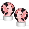 thumbnail image 2 of Balery Cute Axolotl Sakura Blossoms A Pattern Acrylic Night Light Gift with 3 Color ModesTouch-Sensitive LED Lamp Perfect Gift for Mother's Day, Birthday, or Christmas, 2 of 9