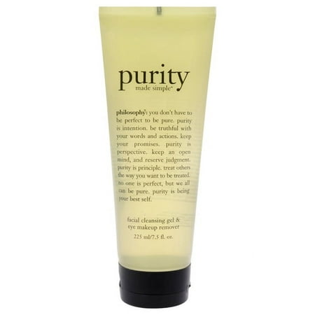Purity Made Simple Foaming Facial Cleansing Gel & Eye Makeup Remover by Philosophy for Women - 7.5 oz Makeup Remover
