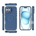 thumbnail image 3 of Strong Magnetic for iPhone 16 Case, Military Grade Drop Protection, Compatible with MagSafe, Built-in Camera Cover Kickstand, Matte Slim Phone Cover for iPhone 16, Blue, 3 of 4