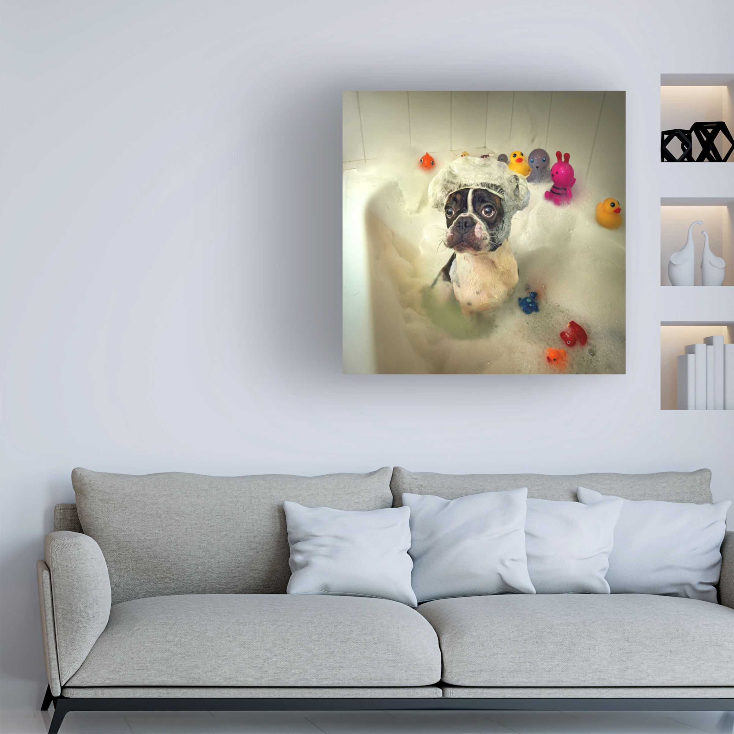 Ddiarte 'The Bath' Canvas Art