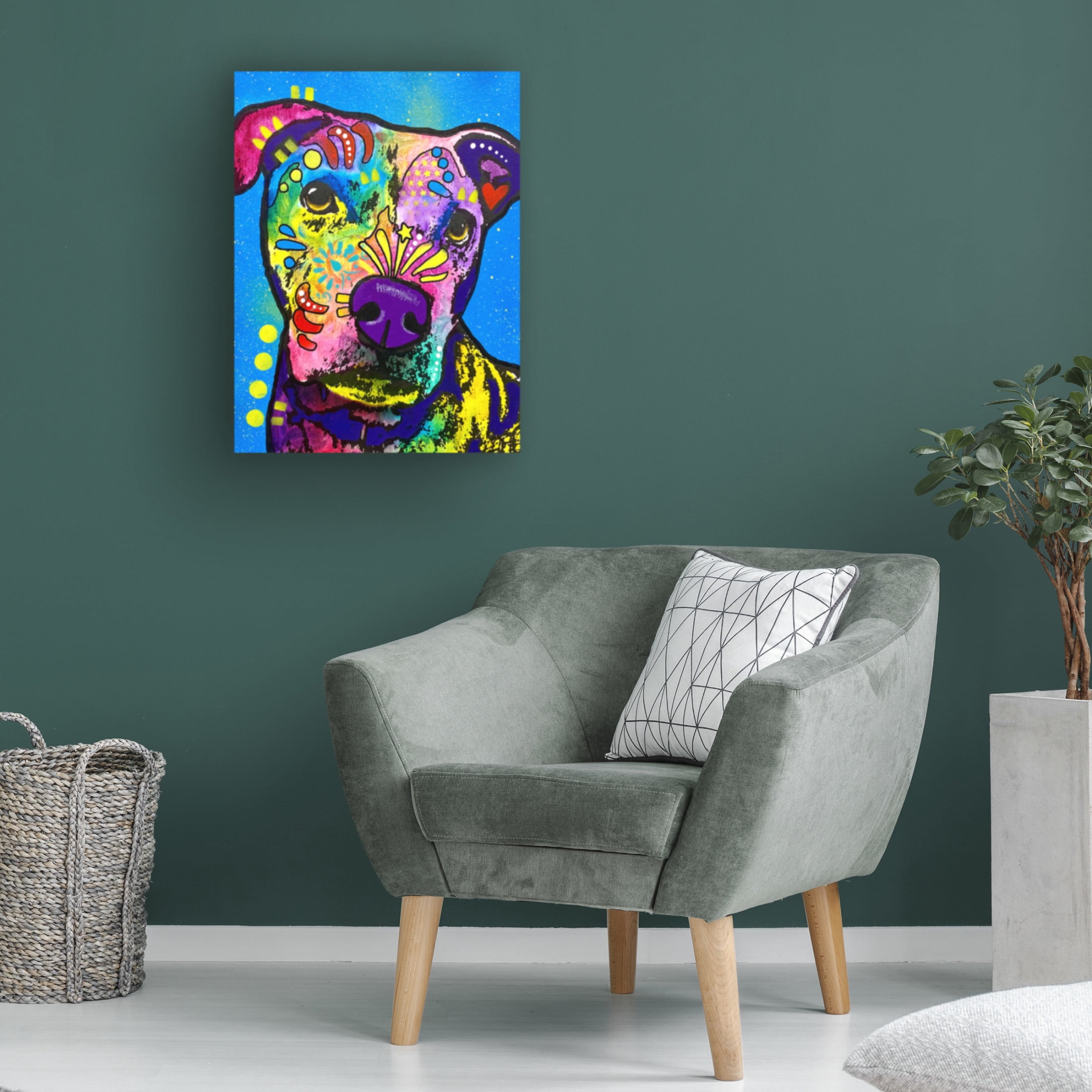 Canvas Wall Art - Dean Russo 'Just A Little Piece Pleaaase' Wall Art for Living Room, Bedroom, or Office Décor by Trademark Fine Art - 18 x 24 Inches