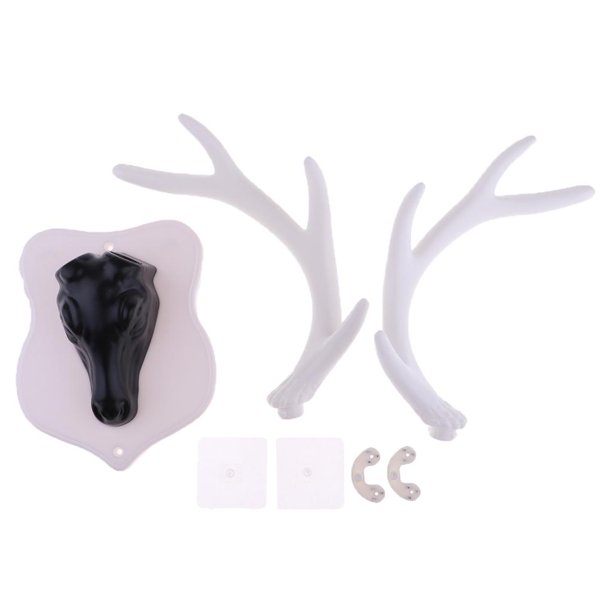 Elk Deer Head Antler Hanger Estante en para exhibición de joyería de de tela Gloria Ganchos para colgar animales