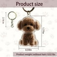 thumbnail image 2 of 2 Pcs Dog Hair Collector Keychain Charm Memorial Storage Box, Dogs Fur Pendant, Pet Hair Memorial Keepsake, Portable Pet Memory Capsule, Birhthday Gift for Pet Lovers, 2 of 6