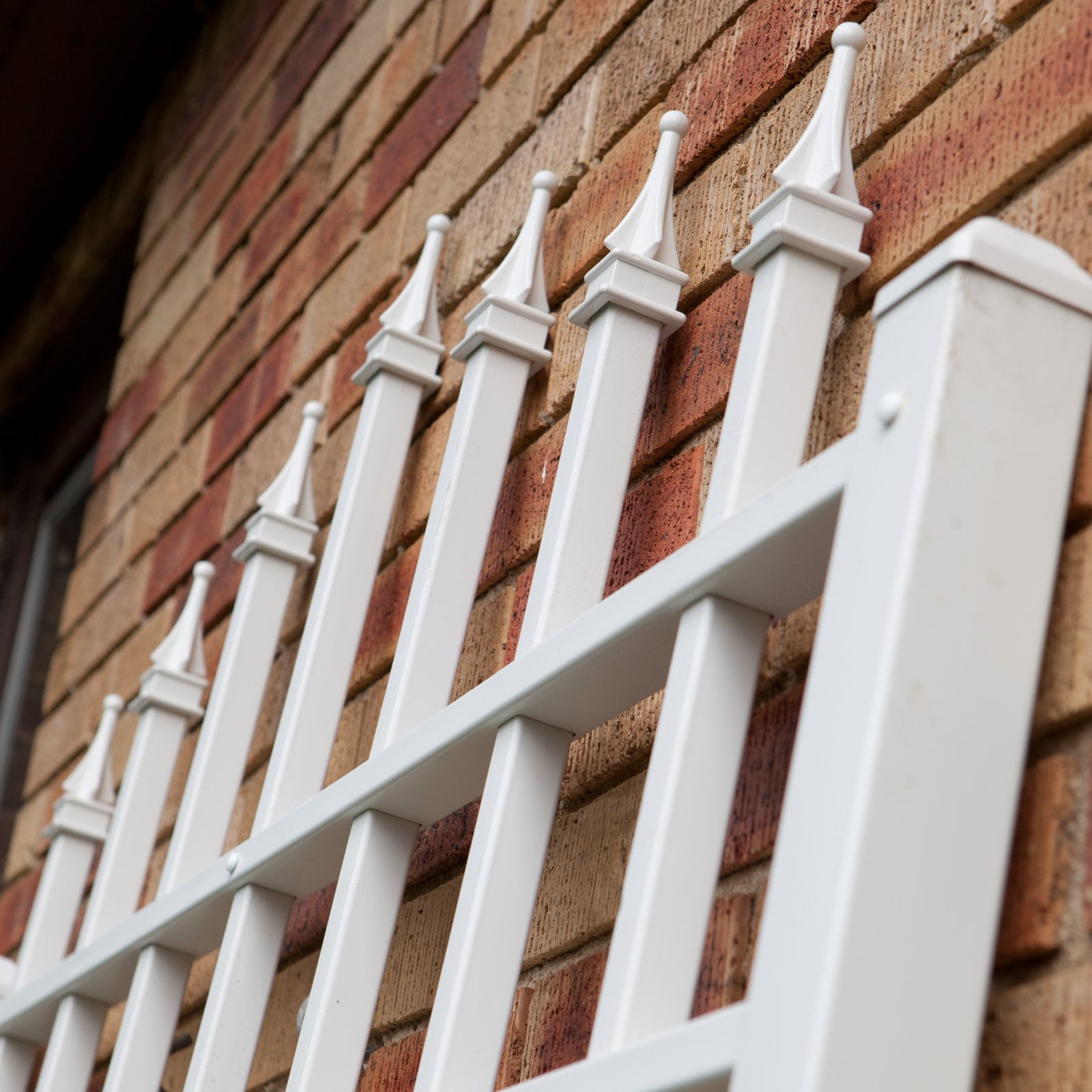 Dura-Trel Winchester Vinyl Garden Trellis, PVC Grid for Climbing Plants, White, 57" x 95"