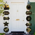thumbnail image 3 of 1 Pair 2024 New Year Banners with Lanyard Exquisite Pattern Shiny Rich Color Hanging Banner Couplet Door Curtain Signs, 3 of 10