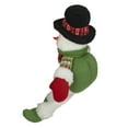 thumbnail image 5 of Northlight 18" Red and Green Sitting Smiling Snowman Christmas Figure, 5 of 5